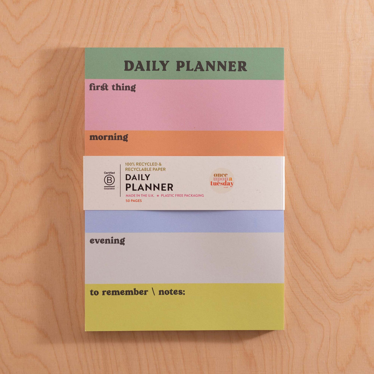 Planner-RP-NOTEPAD-A5 - Rainbow Colour Block Planner Pad-Good Tuesday