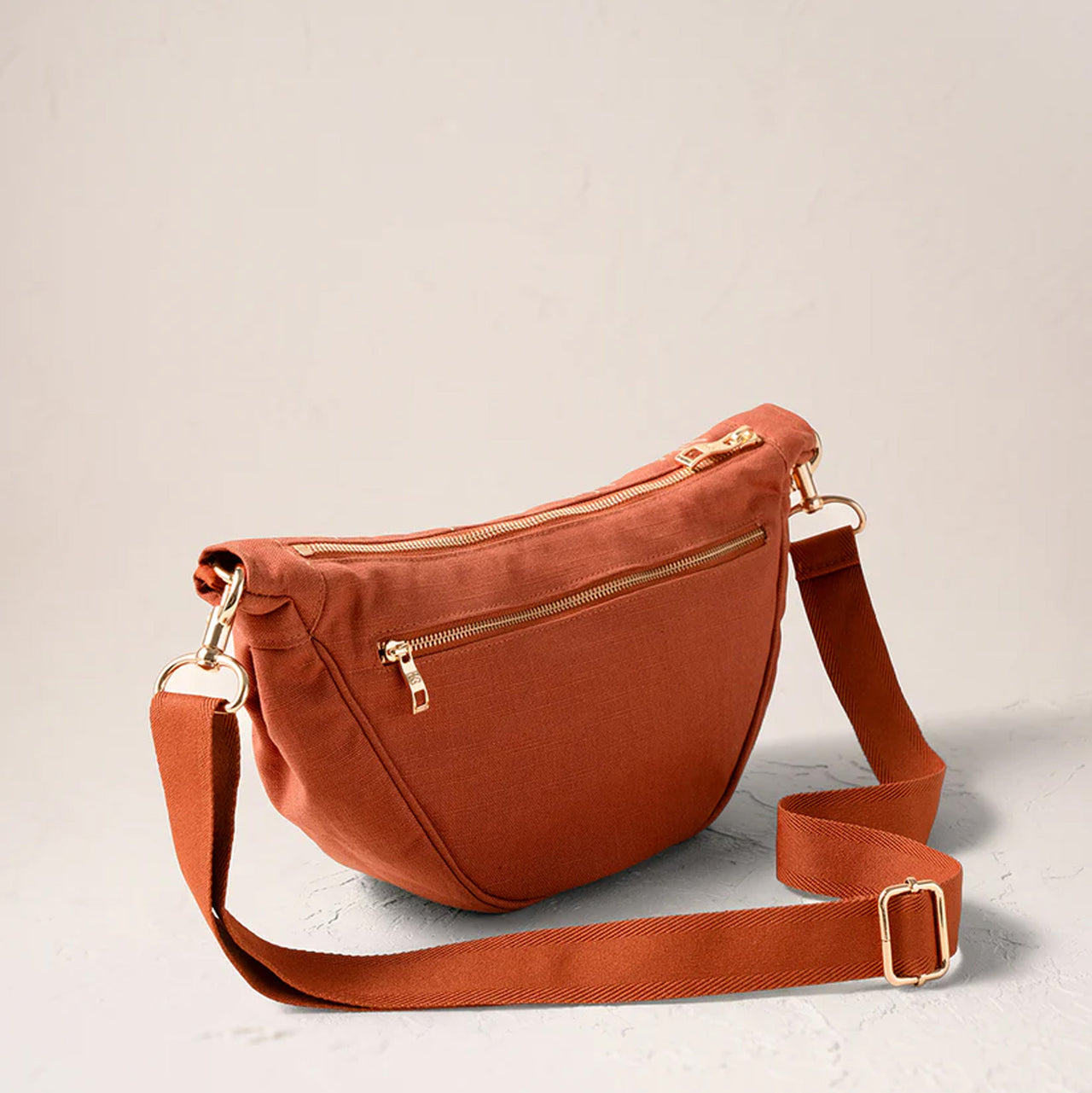 14759 - Sun Goddess Canvas Crossbody Sling Bag