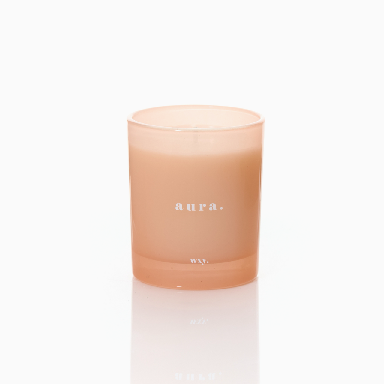WXYCL0801 - Aura 7oz Candle White Woods and Amber Down