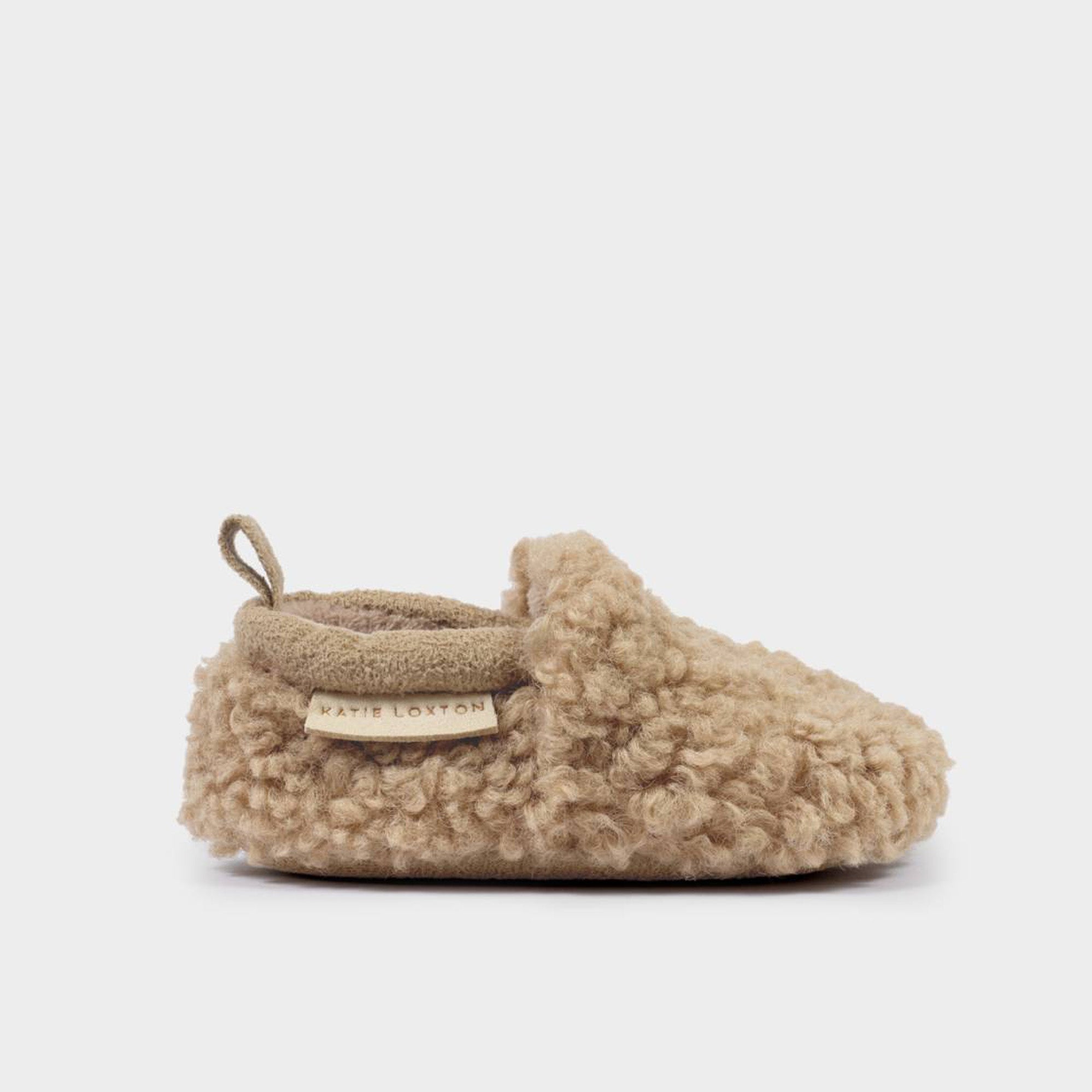 BA0136 - Borg Baby Shoes in Tan