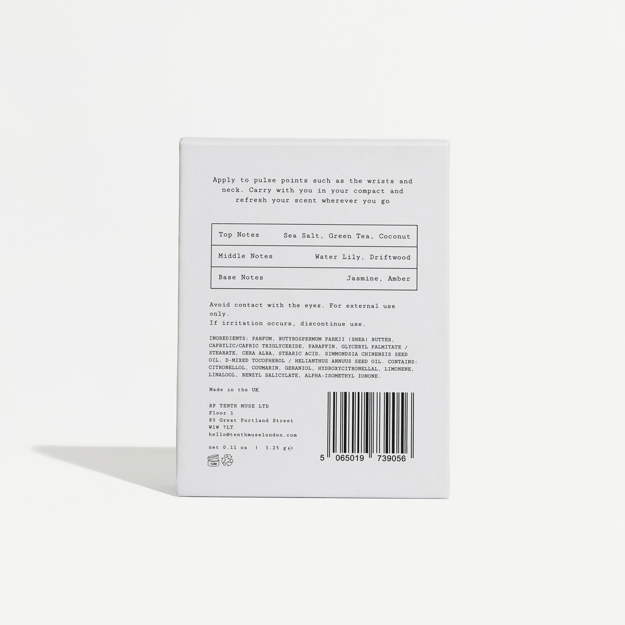 SS01 - Salted Skin Solid Perfume Balm