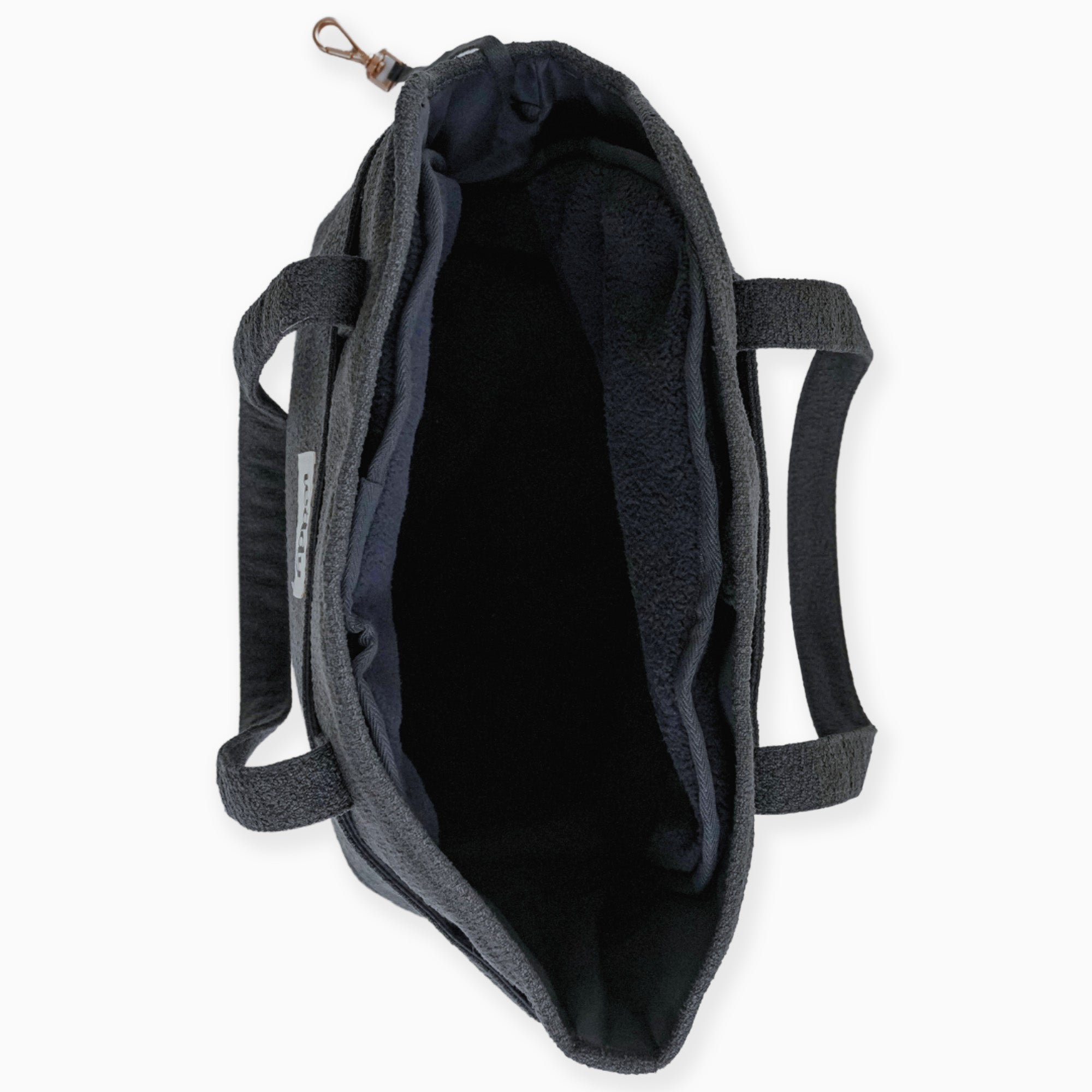 BOU-BAG-MID - The Bouclé Carrier Midnight