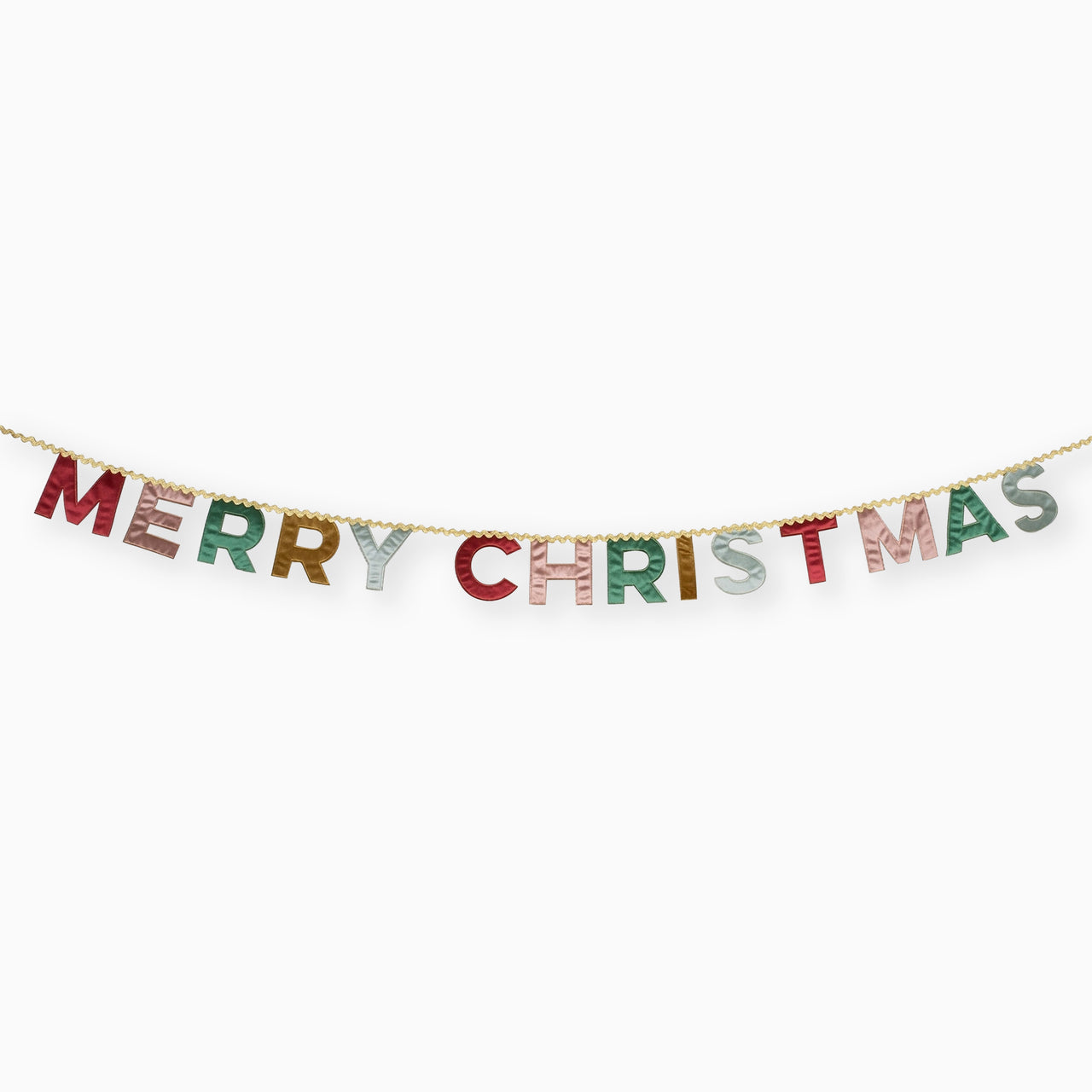 279105 - Merry Christmas Velvet Pennant Garland