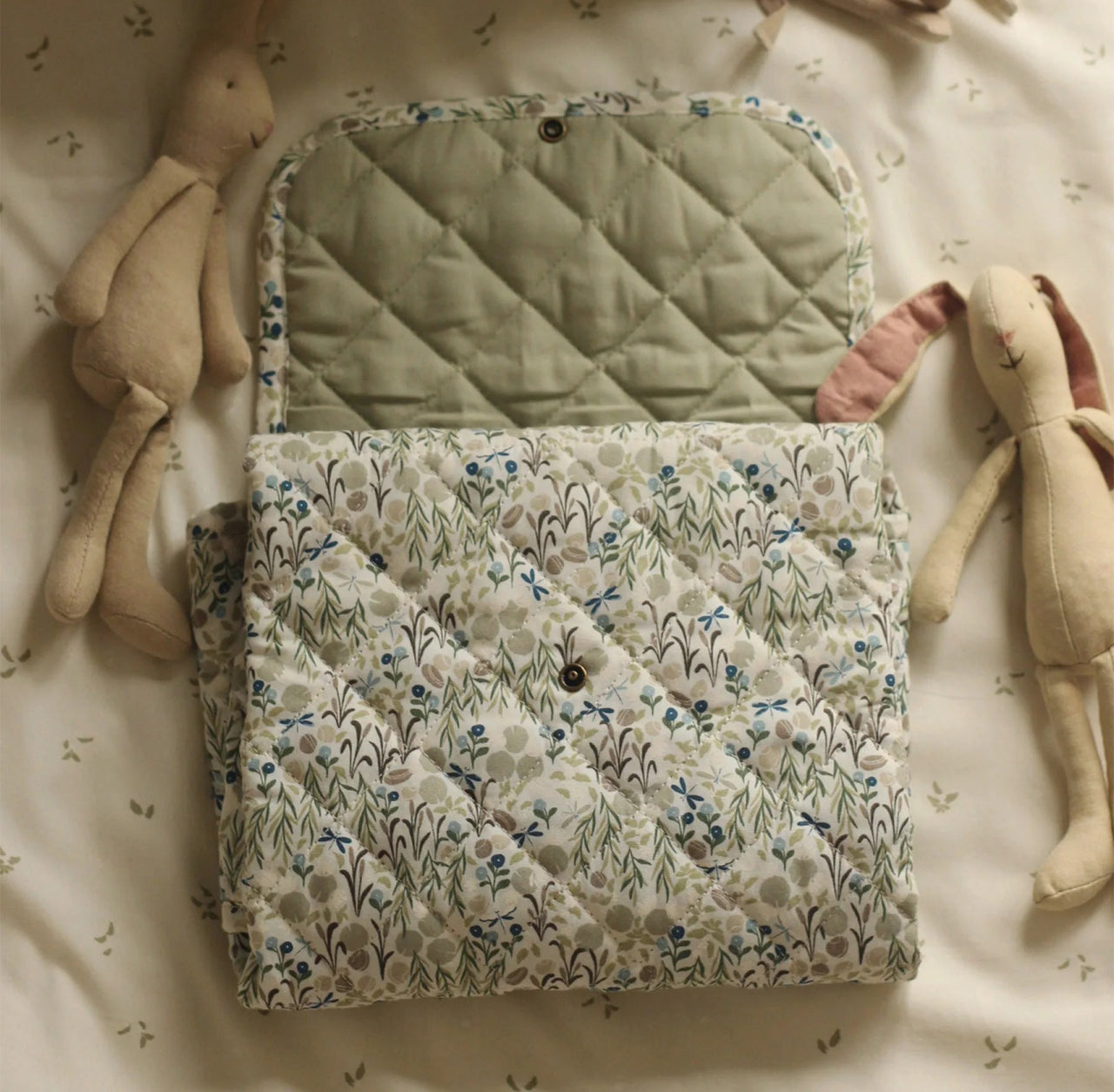 Changing Mat-CHMRIV - Riverbank Cotton Travel Changing Mat-Avery Row