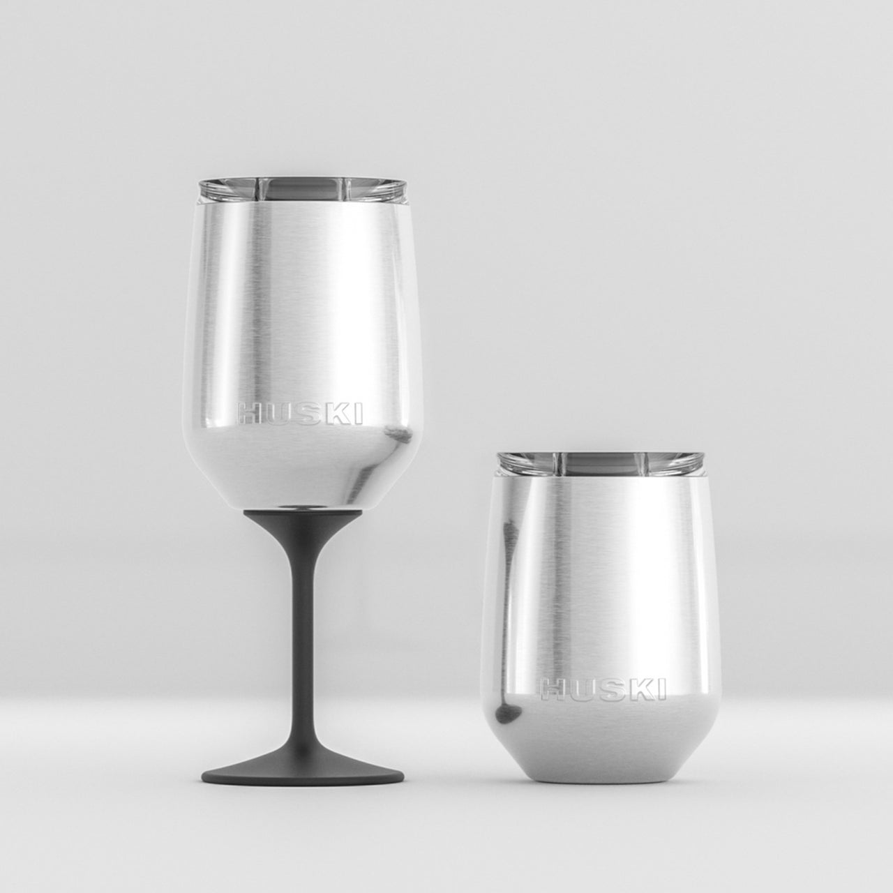 000095 - Huski Wine Tumbler 2.0 Brushed Stainless