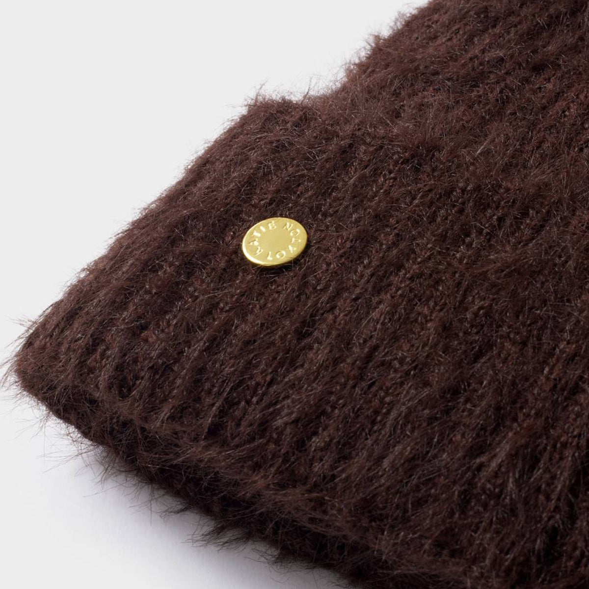 KLS833 - Deep Brown Hat and Mitten Gift Set