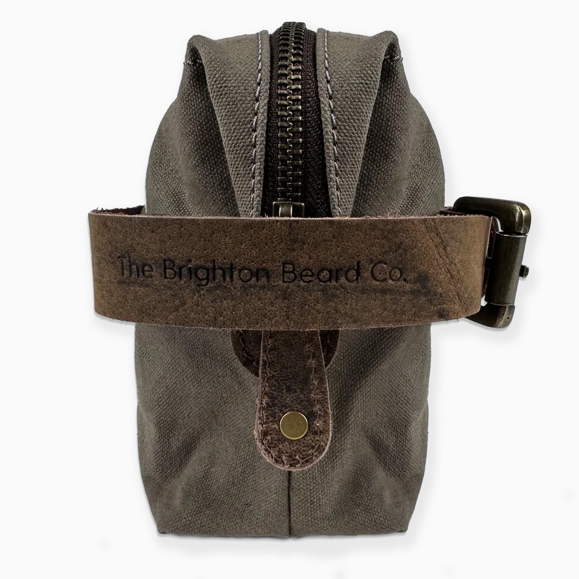 BBCO01 - Birling Waxed Canvas & Leather Wash Bag