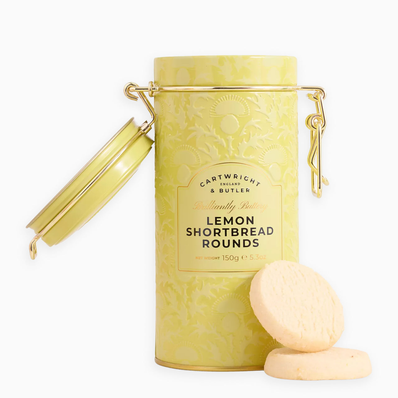 4714 - Lemon Shortbread Rounds in Tin
