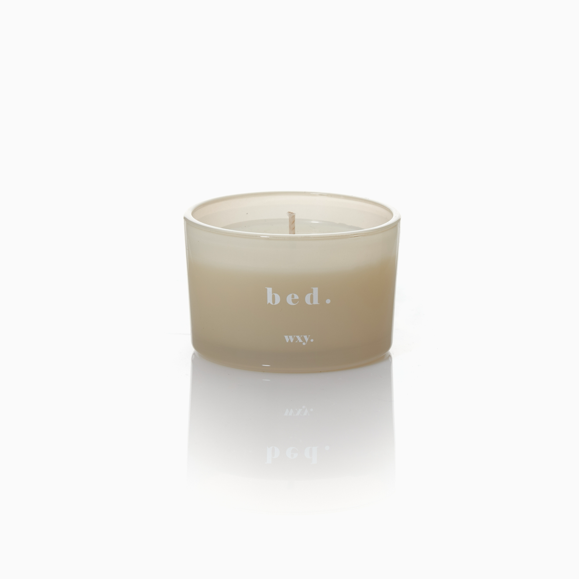 WXYCL0302 - Bed 3oz Candle Warm Musk and Black Vanilla