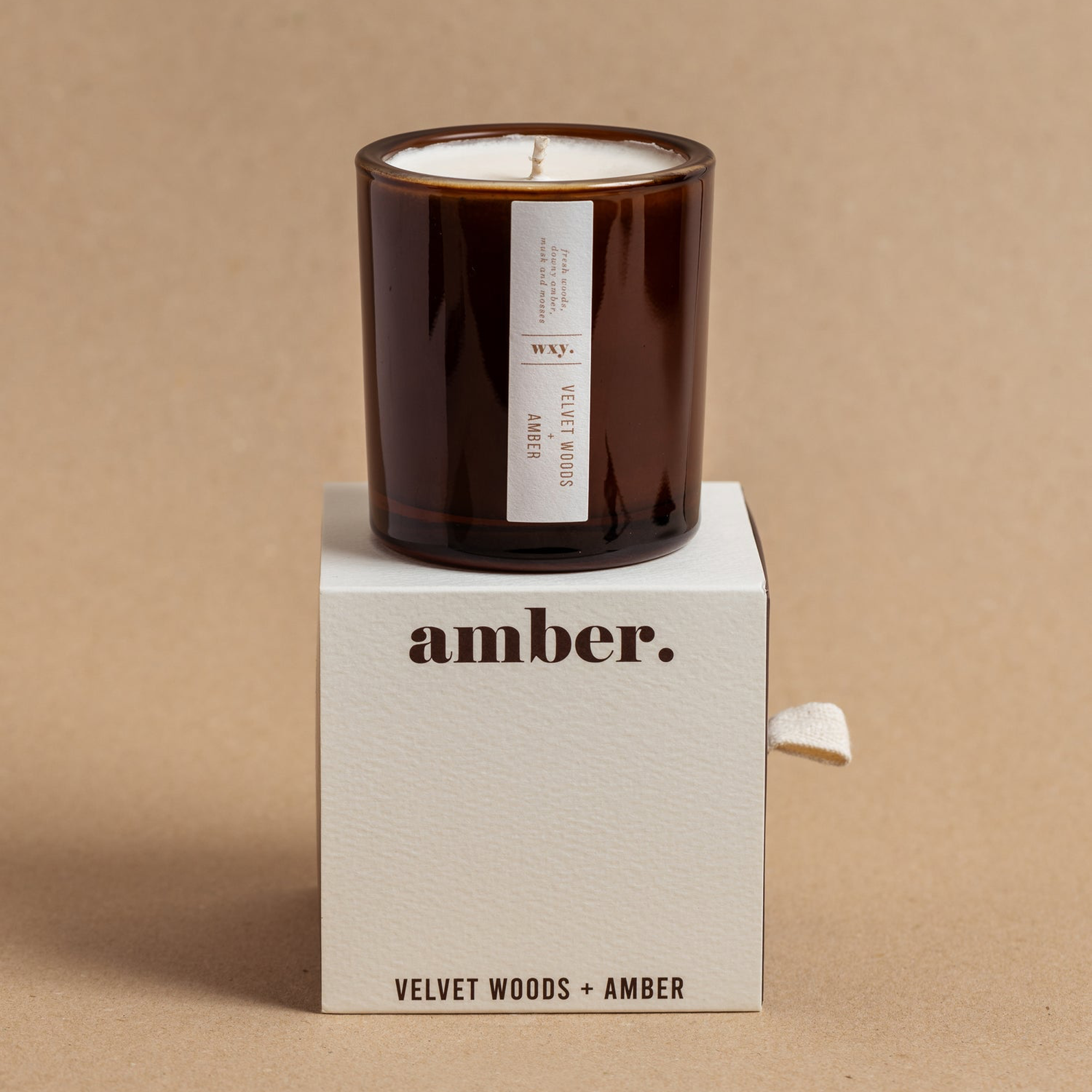 WXYBA0502 - Amber 5oz Candle Velvet Woods and Amber