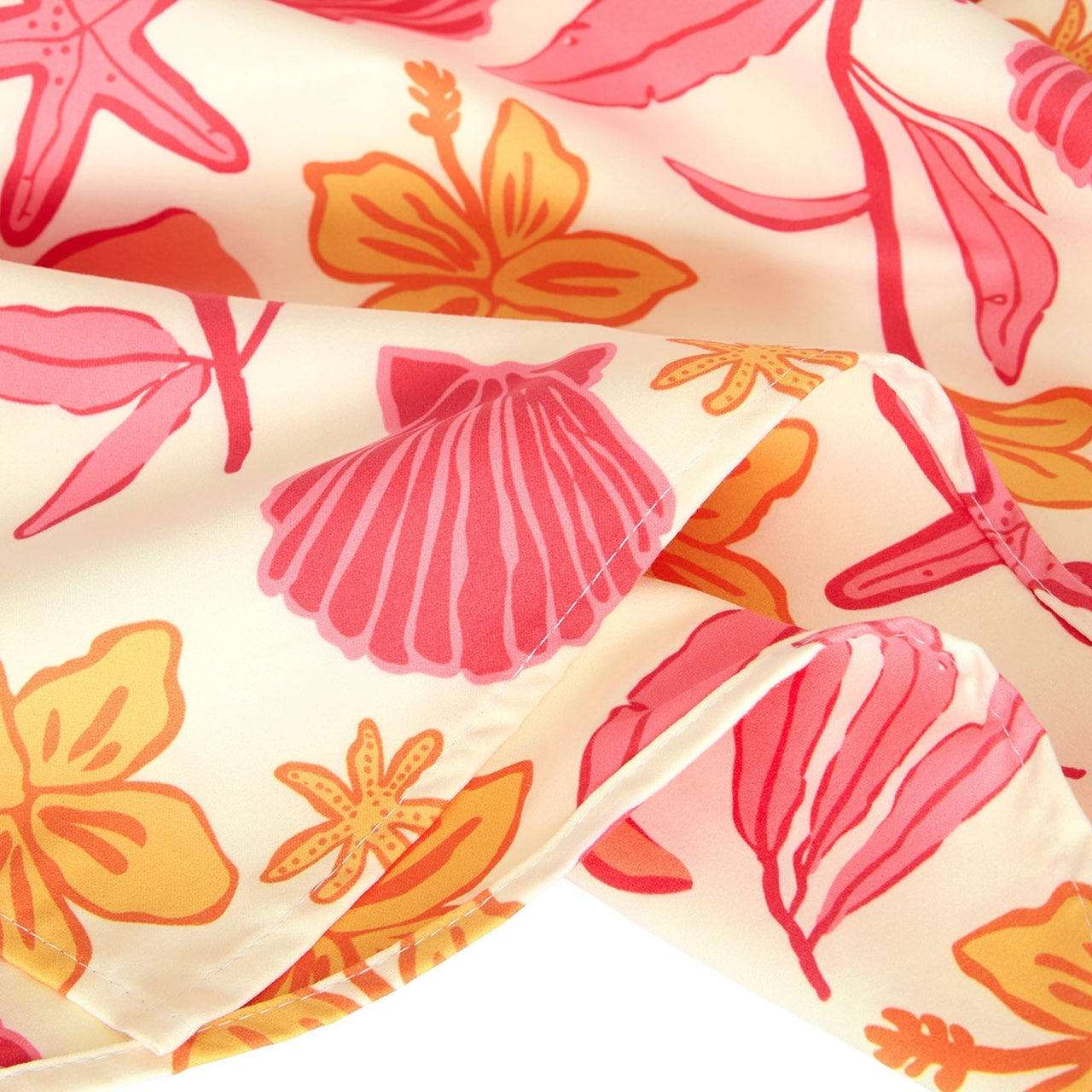 Beach Towel-TOWLB-DES-LG-TANTIDE - Dock & Bay Quick Dry Towel Tangerine Tide-Dock & Bay