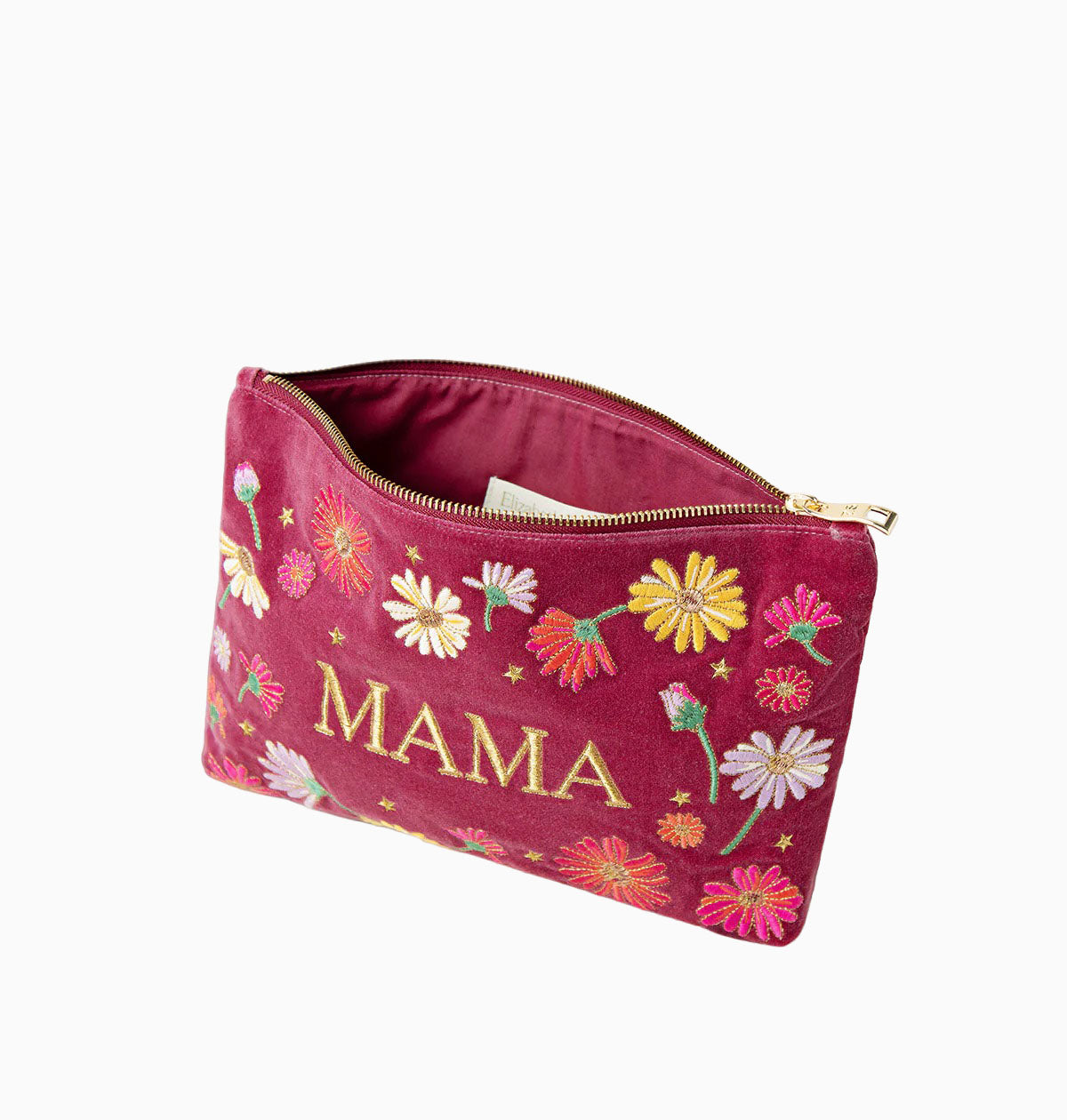 Pouch-82904 - Floral Mama Dry Rose Velvet Everyday Pouch-Elizabeth Scarlett