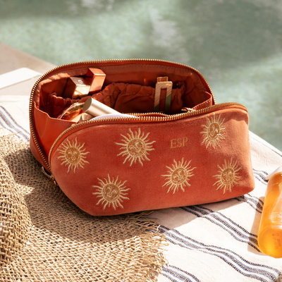 Sun Goddess Open Flat Makeup Bag - Whistlefish