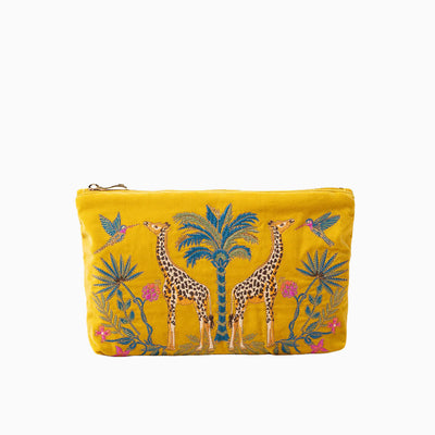 Wild Giraffe Palm Everyday Pouch - Whistlefish