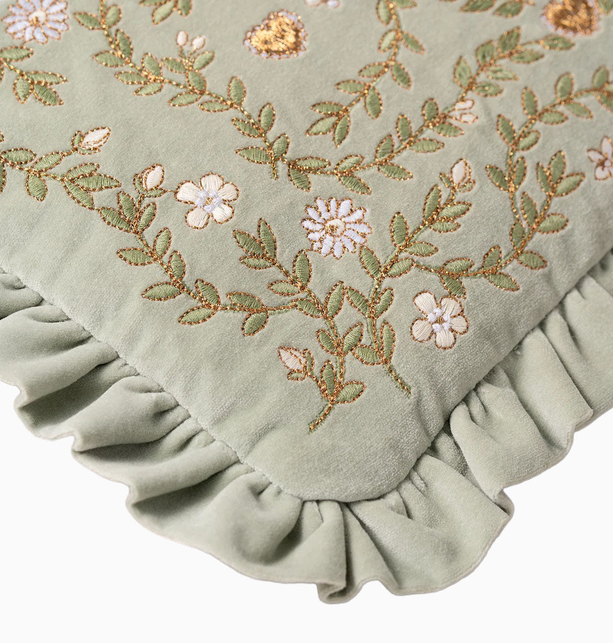 Pouch-98301 - Mediterranean Garden Velvet Everyday Pouch-Elizabeth Scarlett