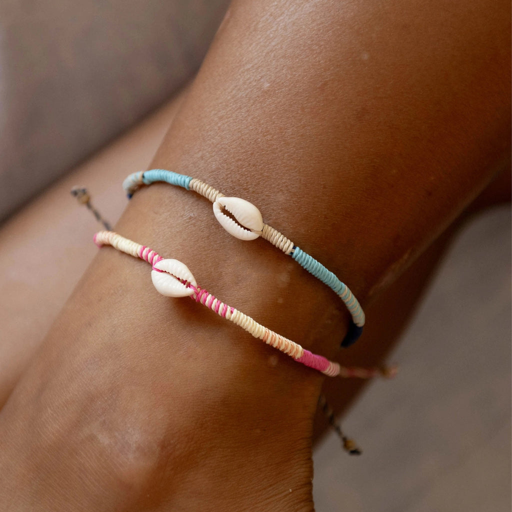 Anklet-PSNGA-002 - Kuta Beachcomber Blue Tones Anklet-Pineapple Island
