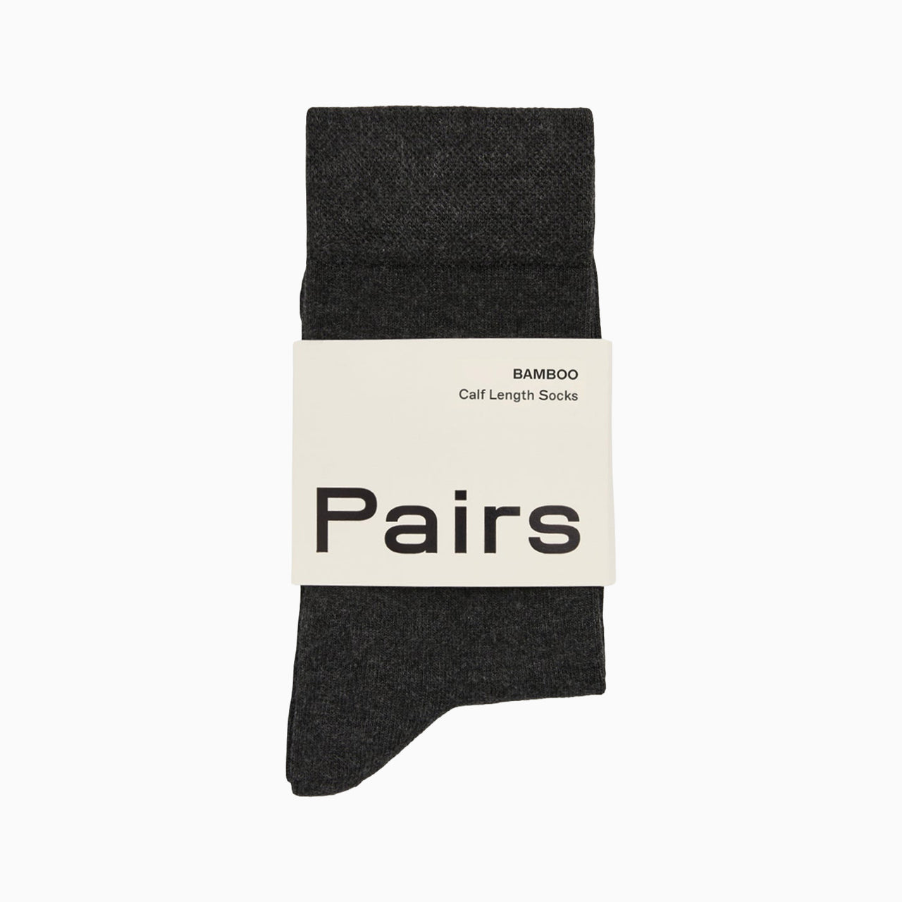 Socks-BAMCHARS25 - Storm Grey Bamboo Socks-Pairs Socks