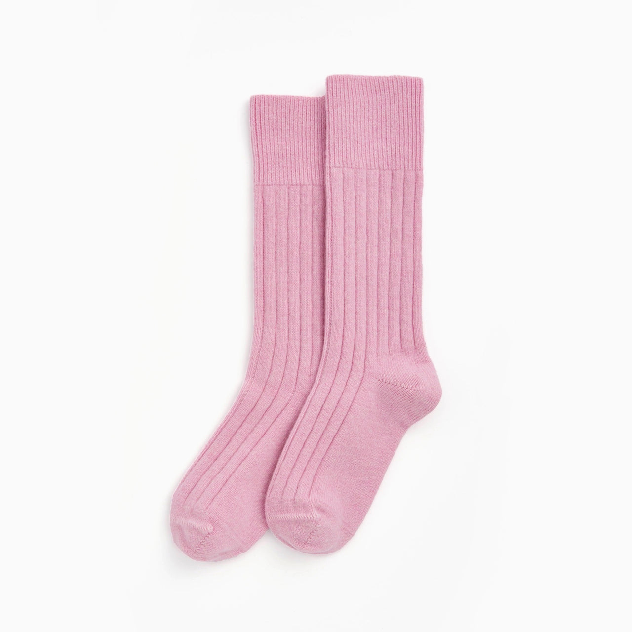 Socks-BEDWOLCANDS25 - Sugar Pink Small Merino Bed Socks-Pairs Socks