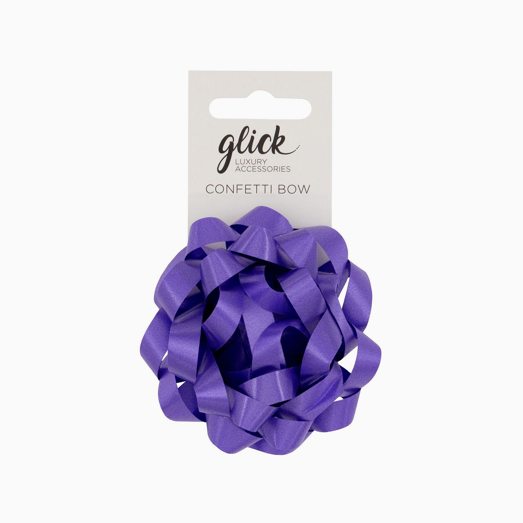 Bow-BF02G - Violet Confetti Bow-Glick