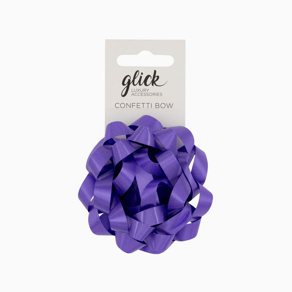 Bow-BF02G - Violet Confetti Bow-Glick