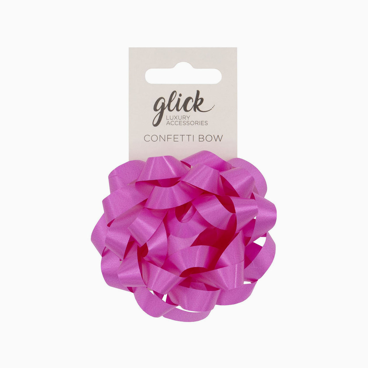 Bow-BF04G - Hot Pink Confetti Bow-Glick