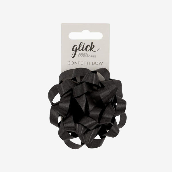 Bow-BF12G - Black Confetti Bow-Glick