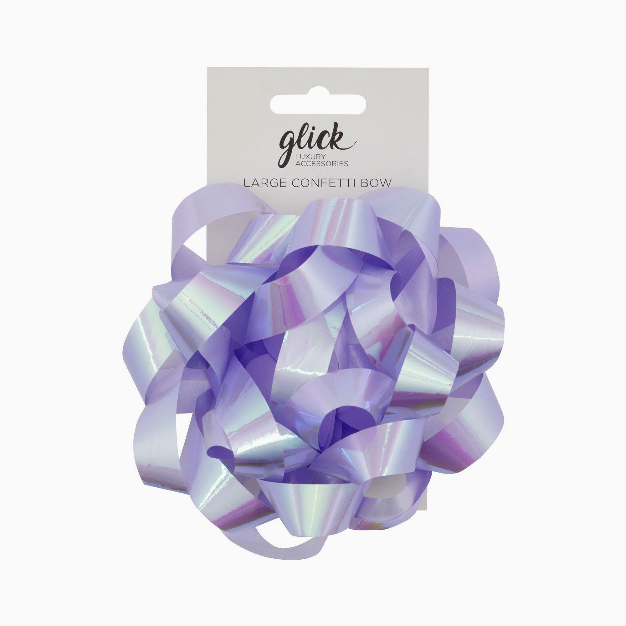 Bow-BG01 - Lilac Large Confetti Bow-Glick