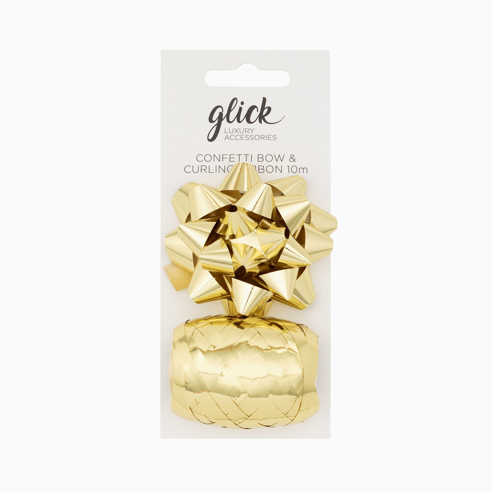 Bow & Ribbon-BKM06 - Bow & Ribbon Pack Metallic Gold-Glick