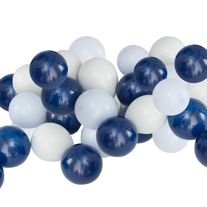 Balloons-BA-328 - Blue & Grey Balloon Mosaic Balloon Pack-Whistlefish