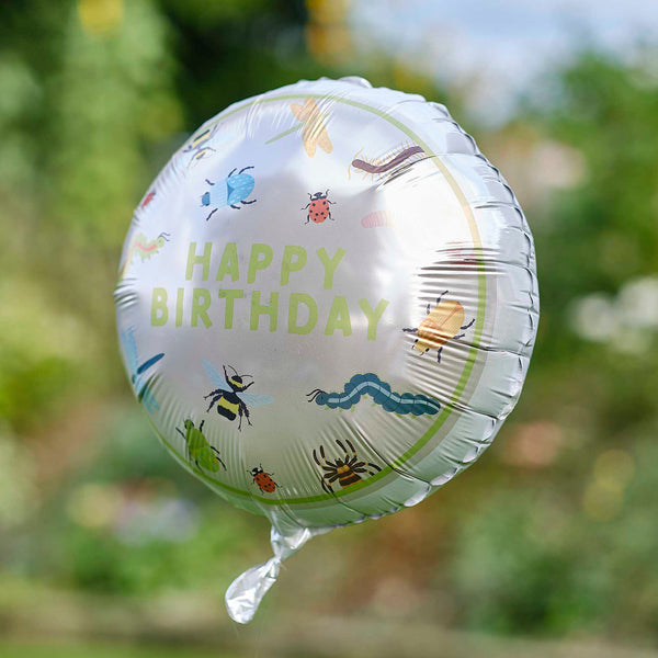 Balloon - BUG-120 - Happy Birthday Bug Party Balloon - Happy Birthday Bug Party Balloon - Whistlefish