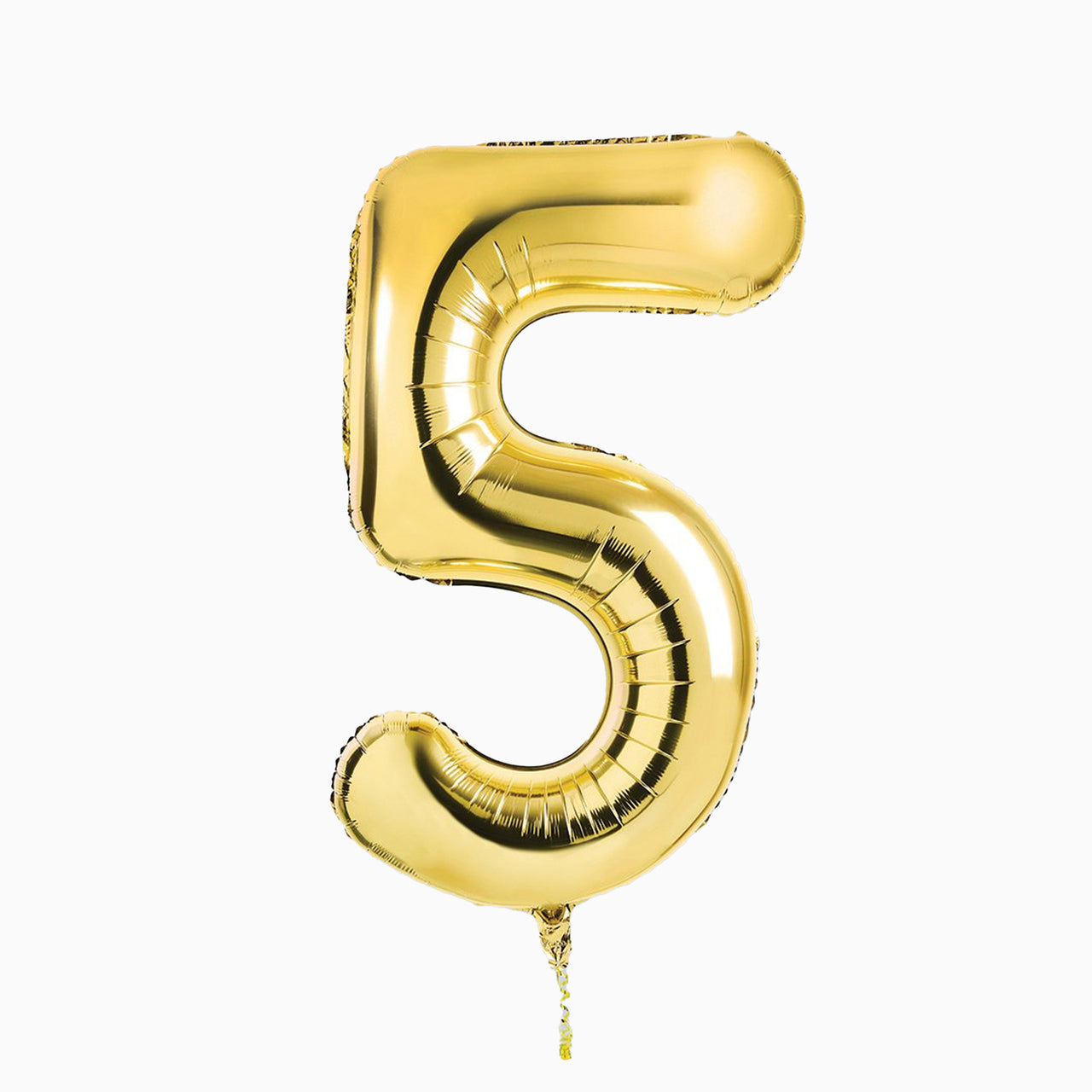 Balloons-HBNB105 - Gold Number 5 Foil 34" Balloon-Hootyballoo