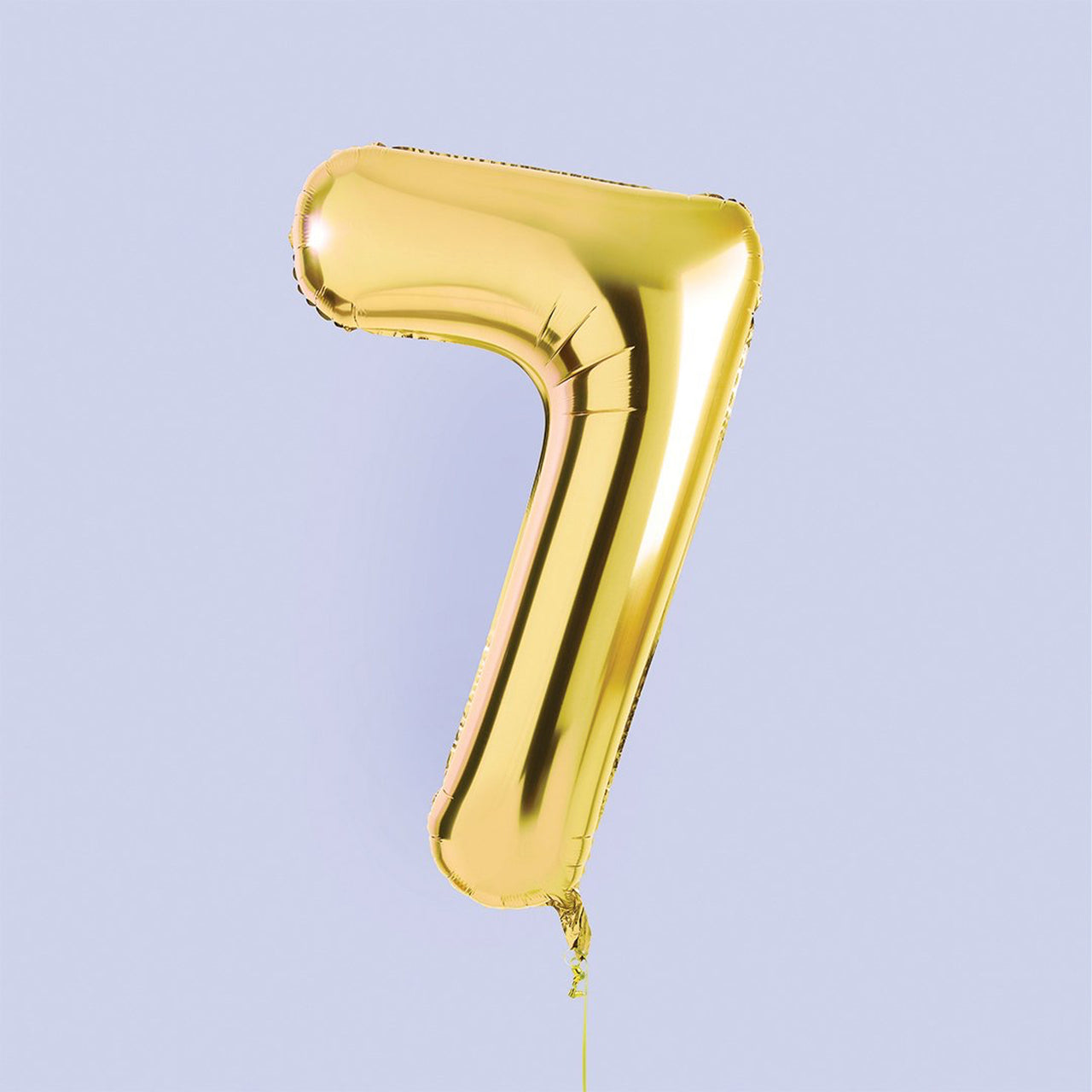 Balloons-HBNB107 - Gold Number 7 Foil 34" Balloon-Hootyballoo
