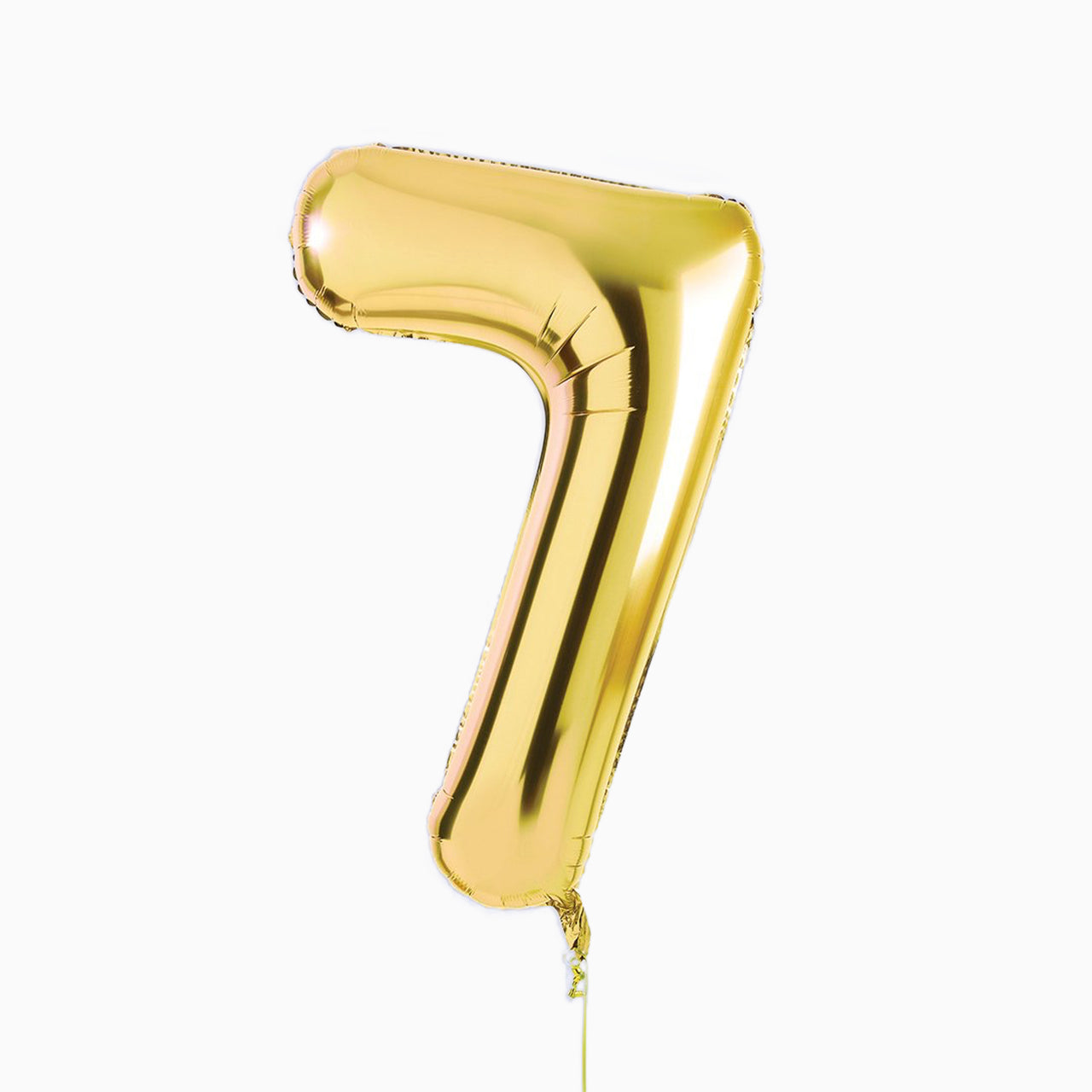 Balloons-HBNB107 - Gold Number 7 Foil 34" Balloon-Hootyballoo