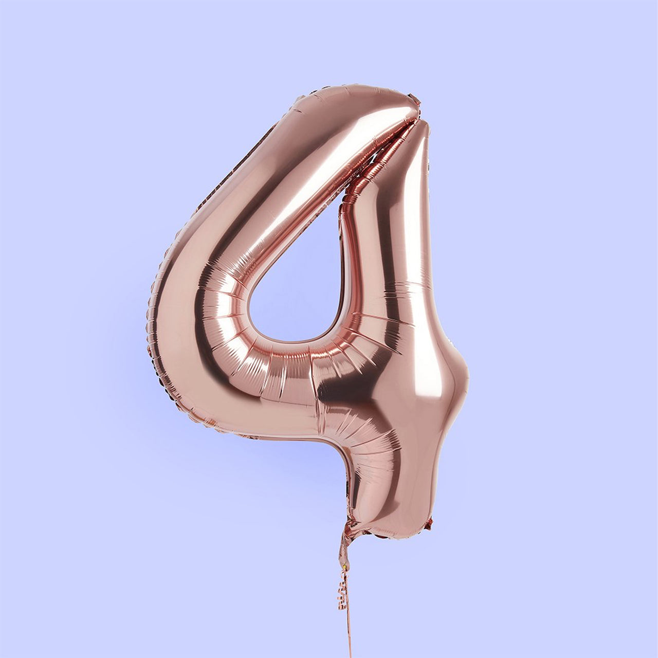 Balloons-HBNB114 - Rose Gold Number 4 Foil 34" Balloon-Hootyballoo