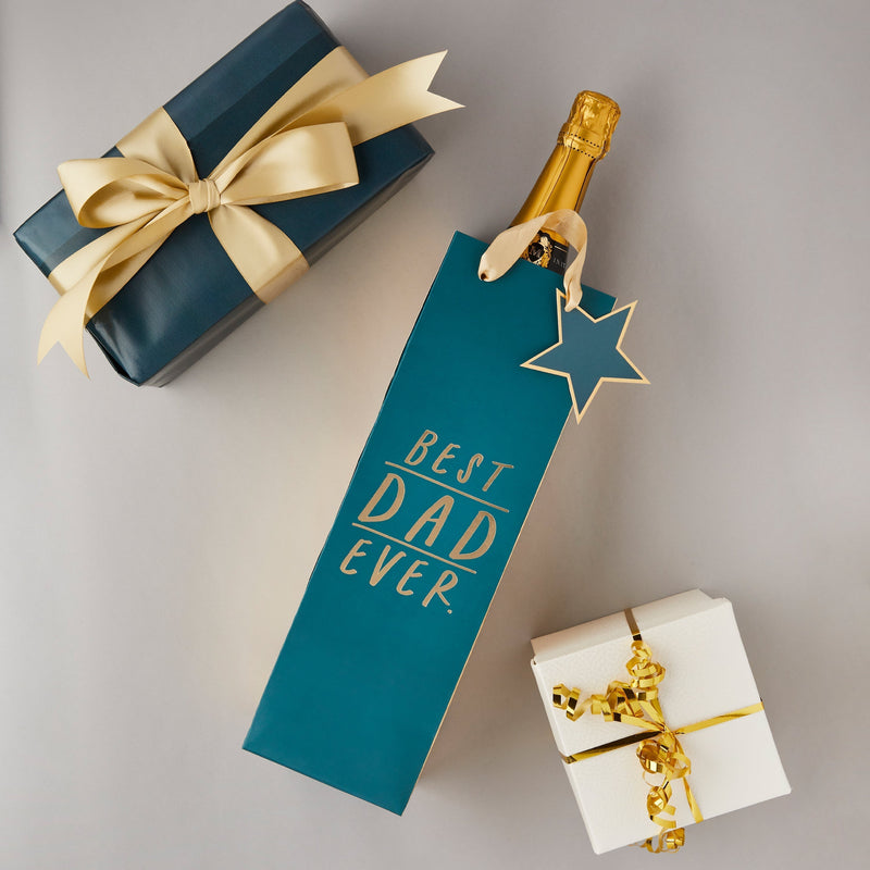 Gift Bag - HBBD110 - Best Dad Ever Bottle Bag - Best Dad Ever Bottle Bag - Whistlefish