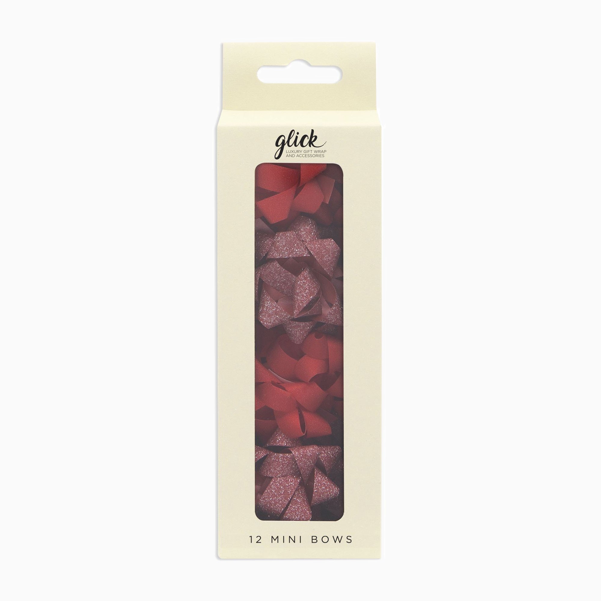 Bow-MBW20 - Red Bow Set (12 Pack)-Glick