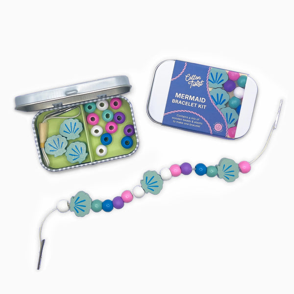 Bracelet Kit-SQ6335513 - Mermaid Bracelet Gift Kit-Cotton Twist