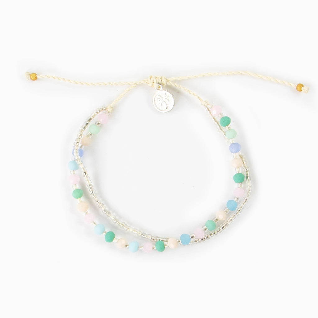 Bracelet-PAL-142 - Kanawa Beach Tones Beaded Bracelet-Pineapple Island