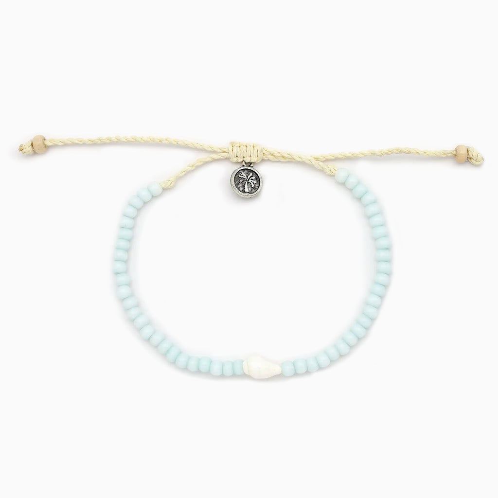 Bracelet-SH-166 - Uluwatu Beaded Bracelet Soft Blue-Pineapple Island