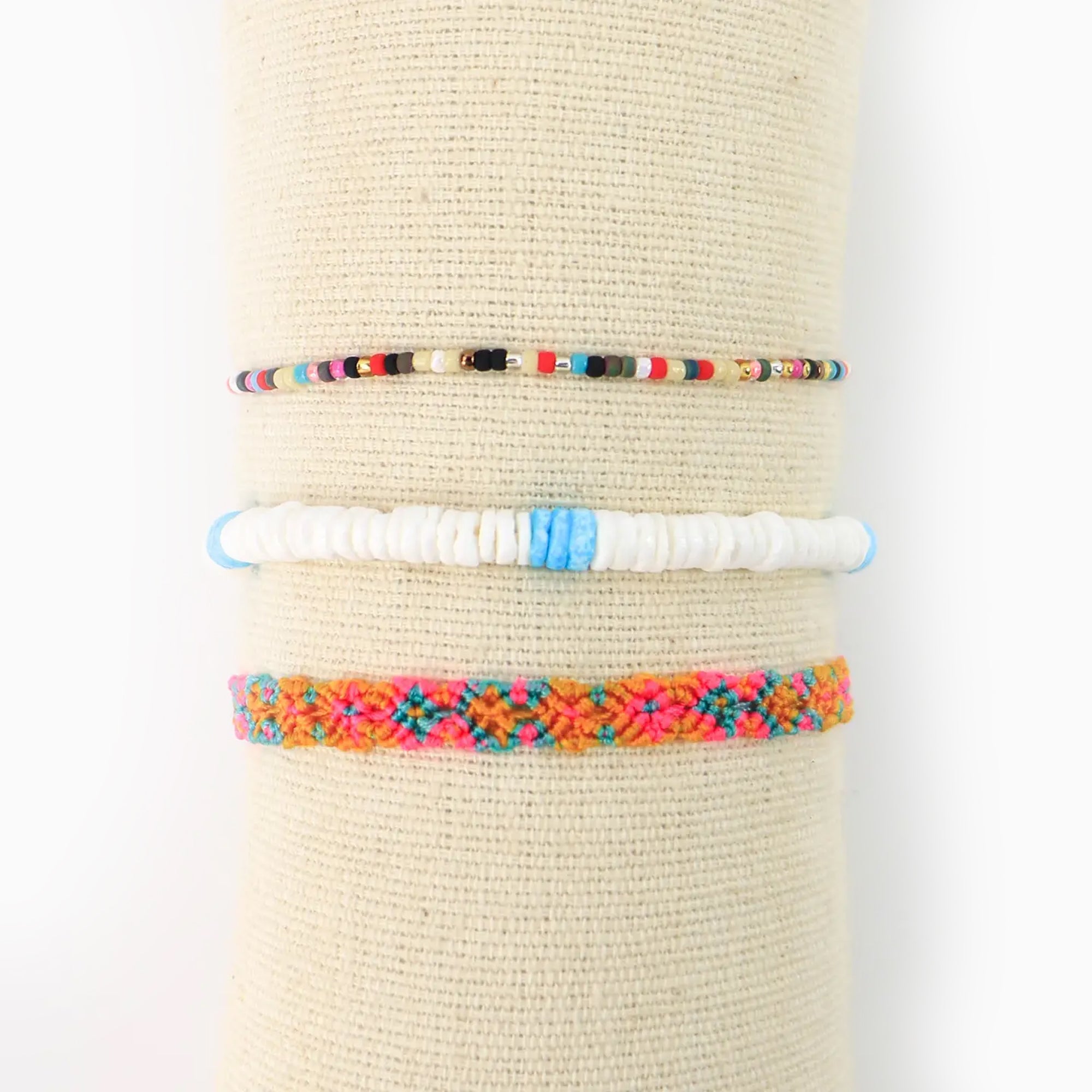 Bracelet Set-STYL-932 - Layang Beach Bracelet (Set of 3)-Pineapple Island