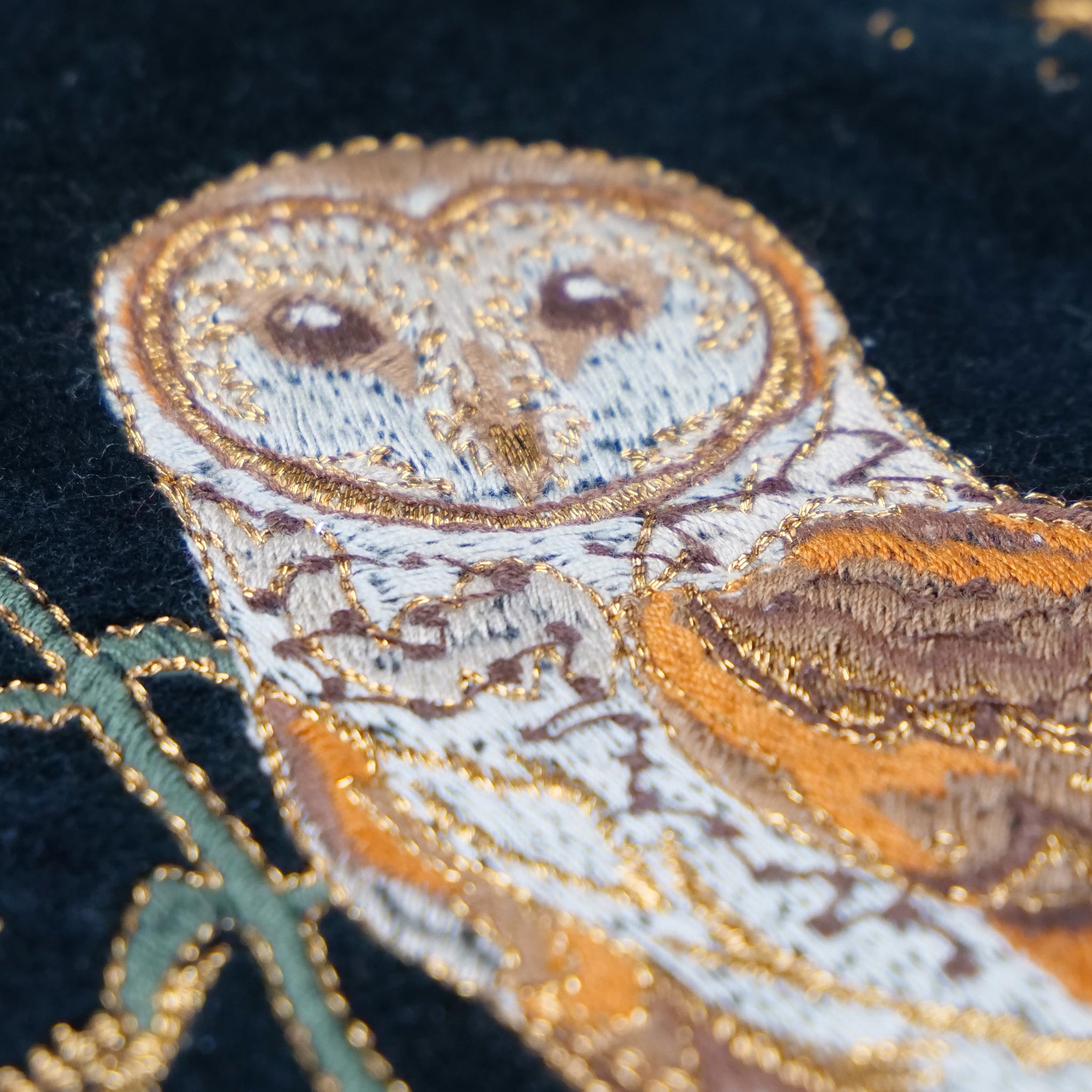 20163 - Mystical Owl Velvet Hot Water Bottle