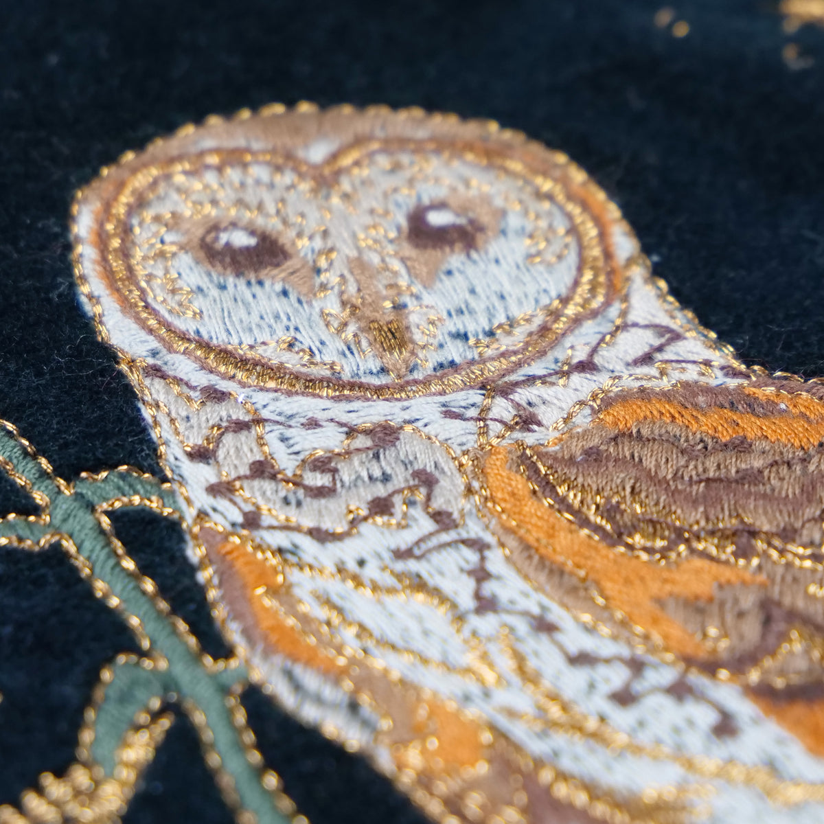 20163 - Mystical Owl Velvet Hot Water Bottle