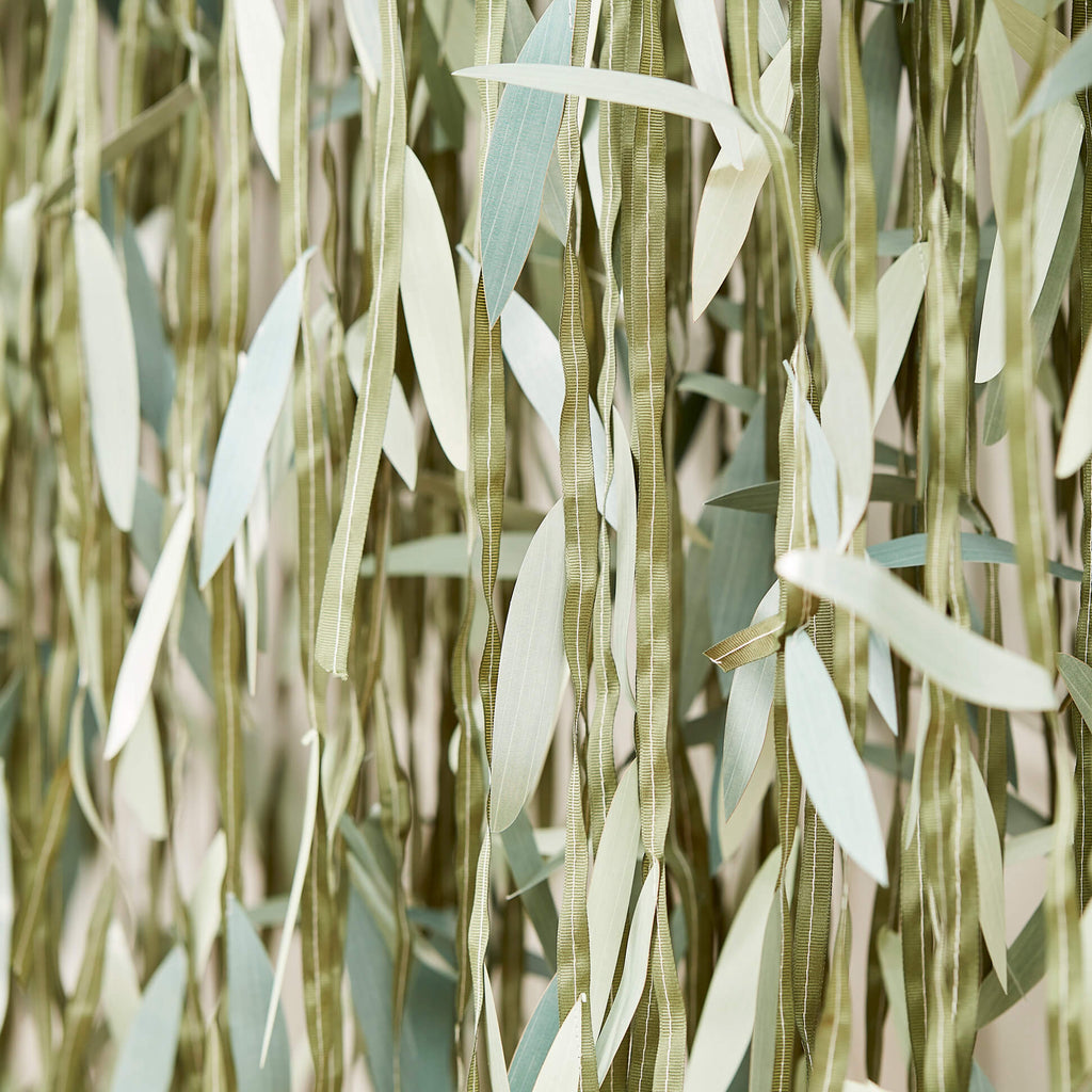 Bunting-BAB-131 - Botanical Leaf Ribbon Backdrop-Whistlefish