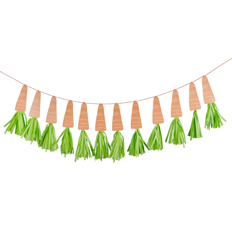 Bunting - HBHE111 - Carrot Tassel Banner - Carrot Tassel Banner - Party Supplies - Whistlefish