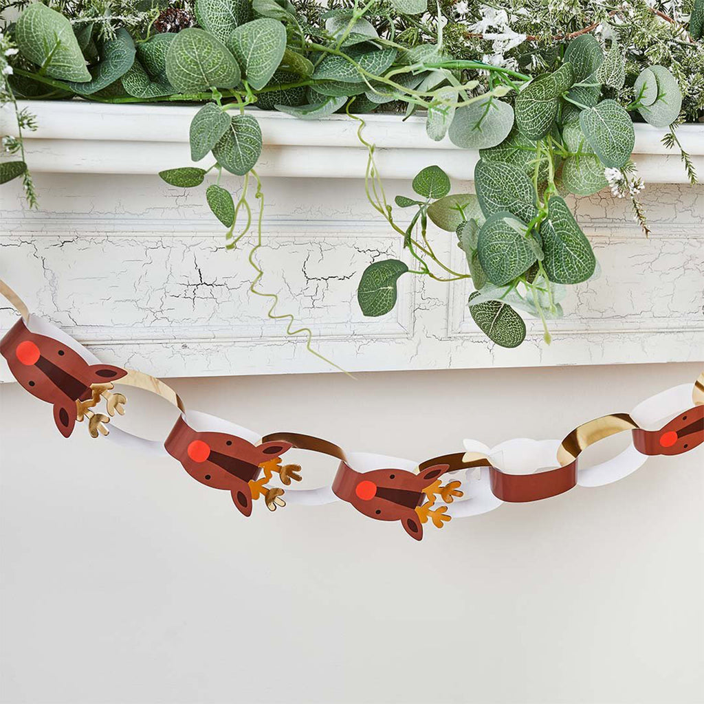 Bunting-HBMC102 - Reindeer Paper Chains-Hootyballoo