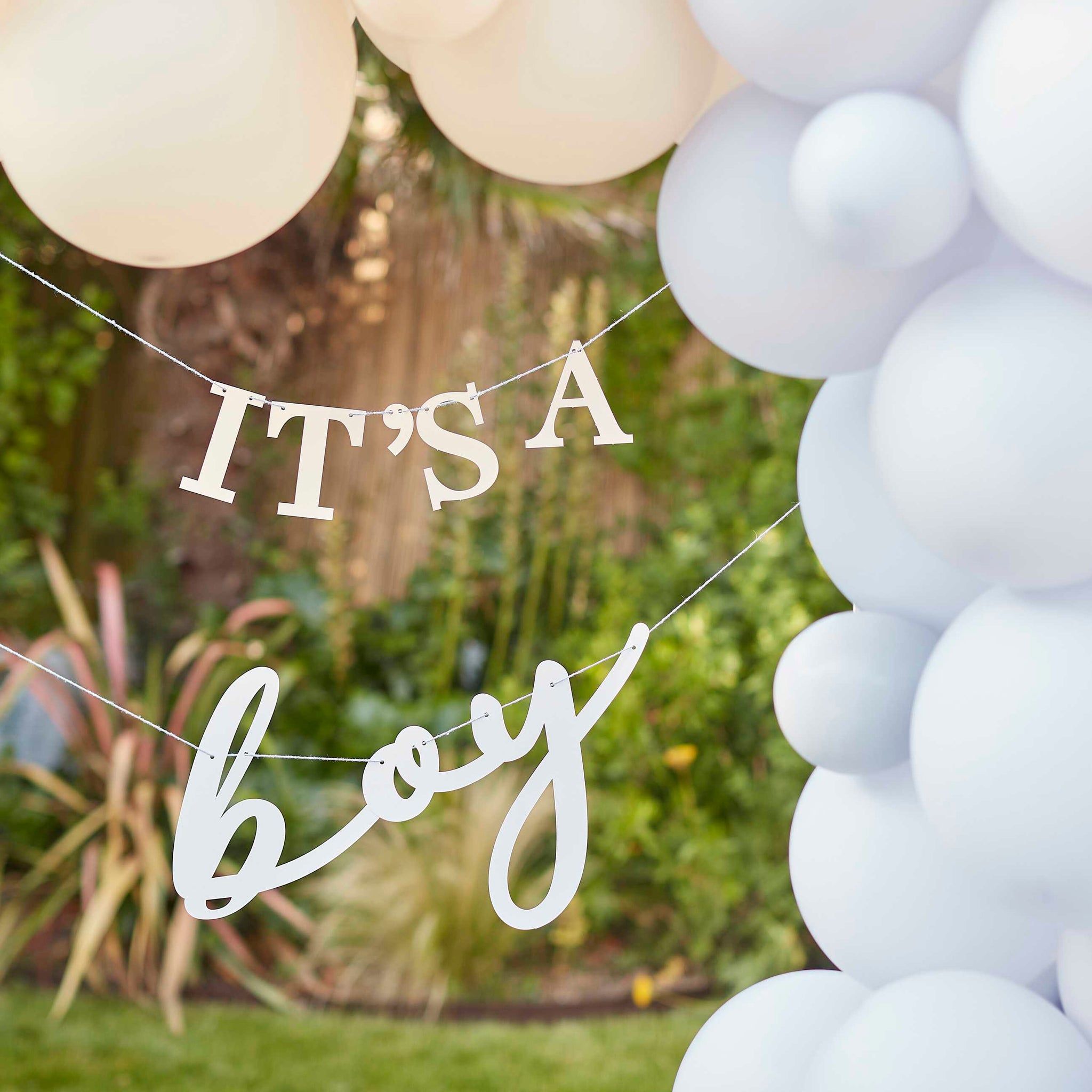 Bunting - HEB-134 - It's a Boy Baby Shower Bunting - It's a Boy Baby Shower Bunting - Whistlefish