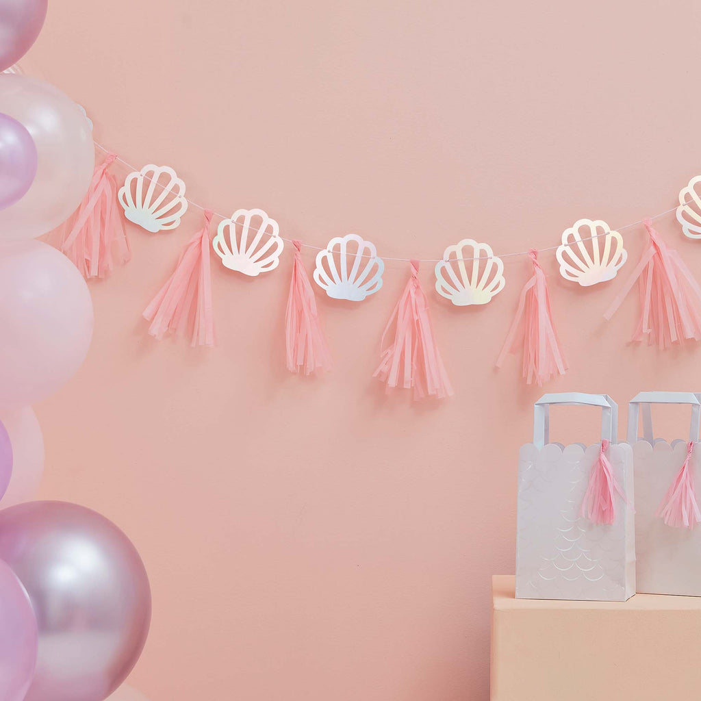 Bunting-MER-114 - Mermaid Magic Tassel Garland-Whistlefish