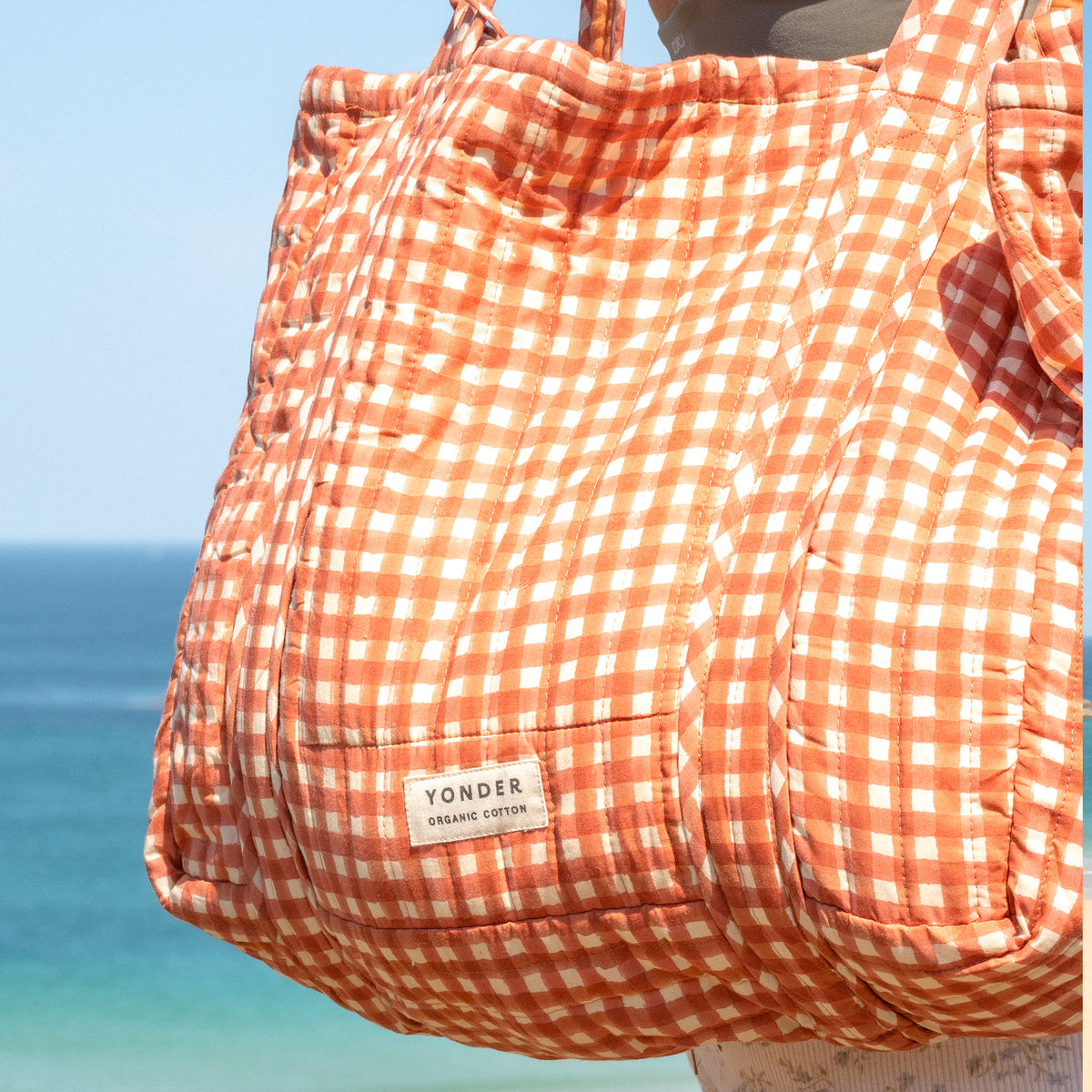 Quilted Carry All | Gingham | Ginger - Whistlefish