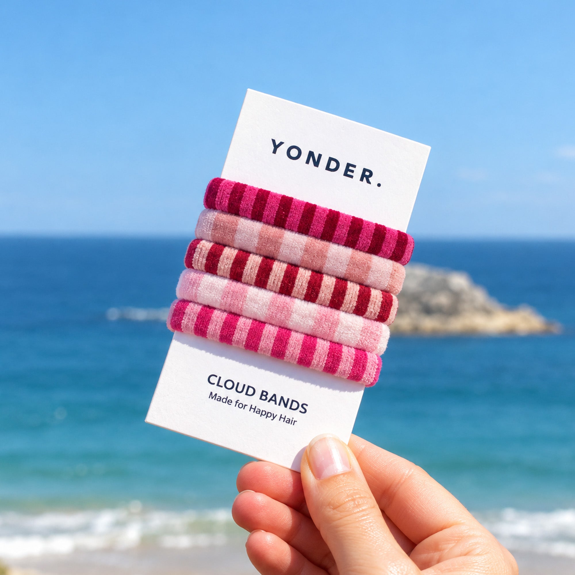Skinny Cloud Bands Berry Pink - Whistlefish