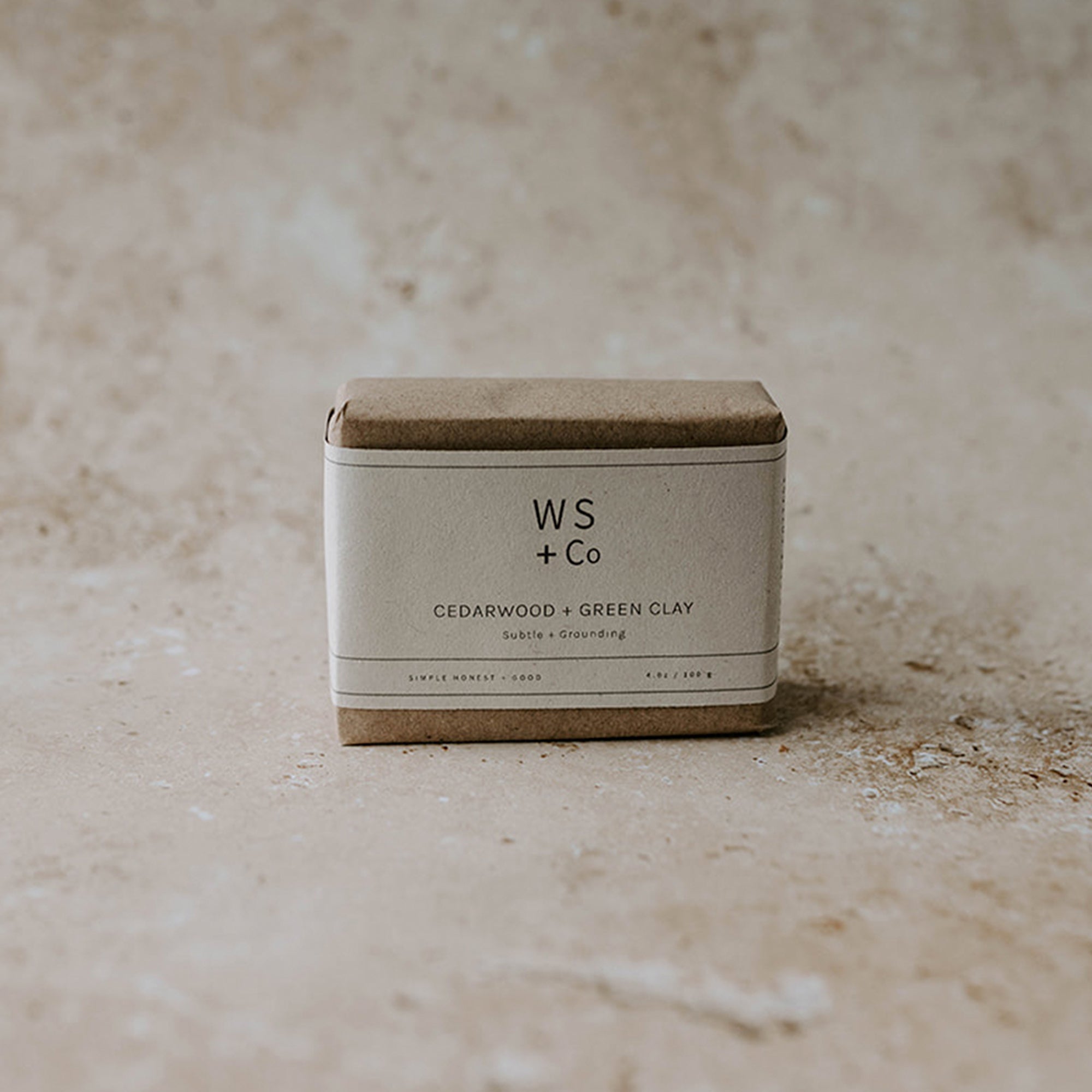 Soap-CGSoap100 - Cedarwood + Green Clay Soap-Wild Sage & Co